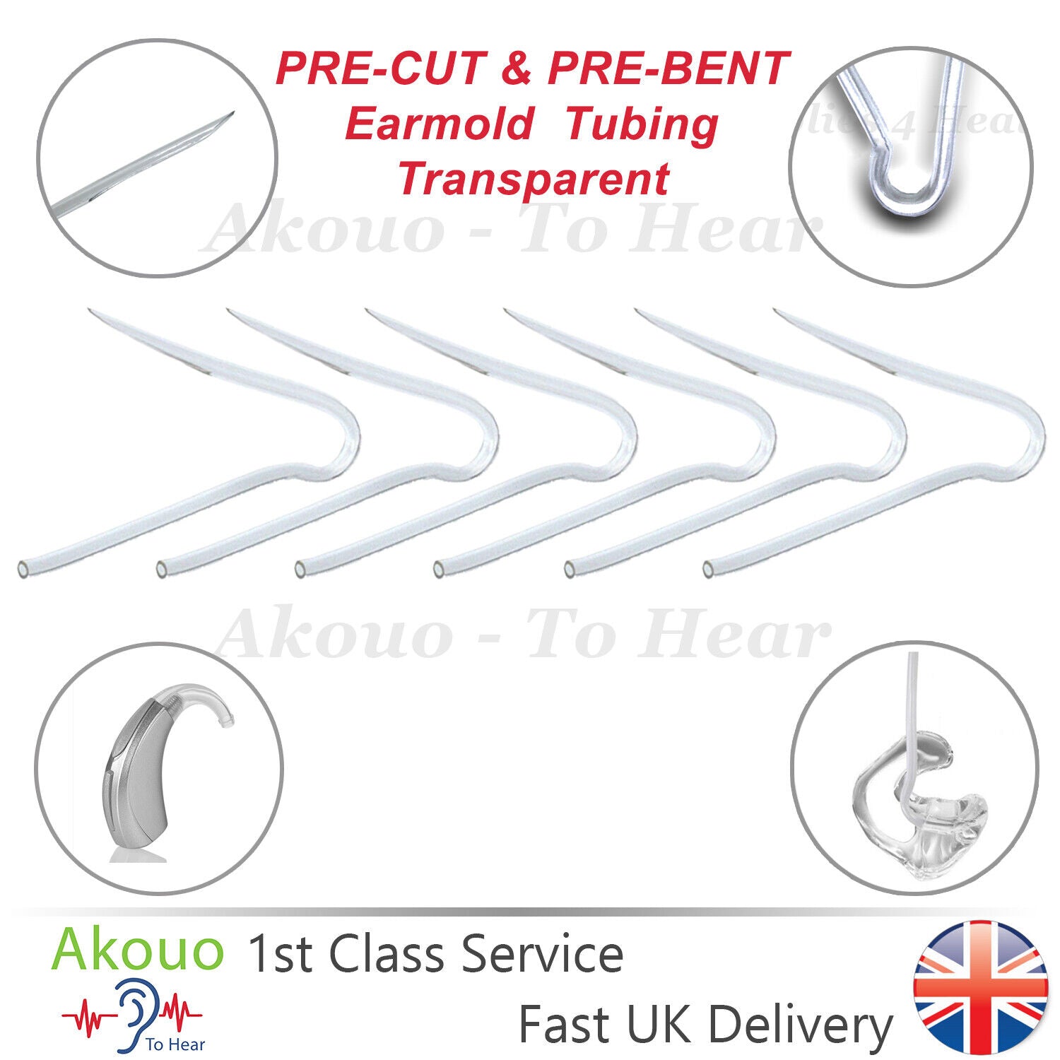 Balacoo 4pcs Preformati BTE Earmold Tubi Per Apparecchi Acustici Tubi Per Apparecchi Acustici Tubi Per Stampi - Foto 11